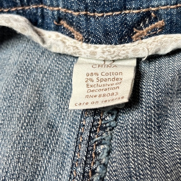 Sonoma Life Style Blue Jeans with Belt Low Rise Boot Cut Modern Fit Women FLAWS - Picture 8 of 16